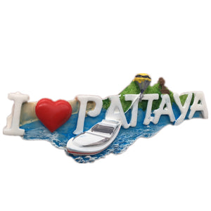 Pattaya Thailand Fridge Magnet 3D Resin