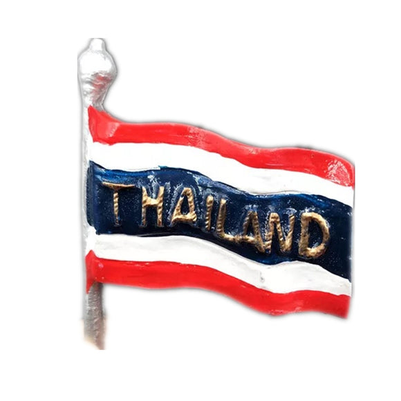 Flag Thailand Fridge Magnet 3D Resin