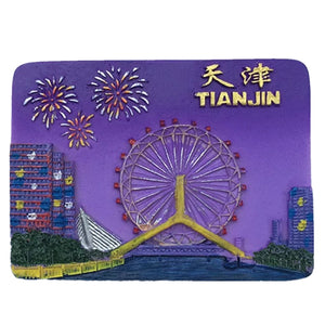 Tianjin China Fridge Magnet 3D Resin