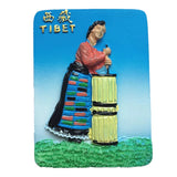 Tibet China Fridge Magnet 3D Resin