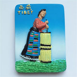 Tibet China Fridge Magnet 3D Resin