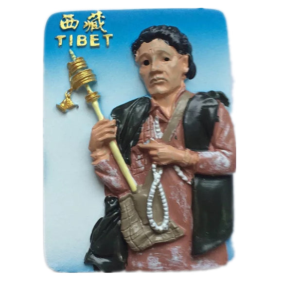 Tibet China Fridge Magnet 3D Resin