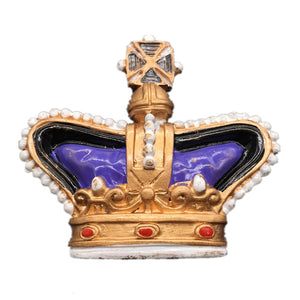 Crown London England UK Fridge Magnet 3D Resin