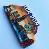 London England UK Fridge Magnet 3D Resin