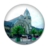 Metz France Gare de Metz-Ville 3D Fridge Magnet Crystal Glass