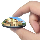 Mirmande France Village de Mirmande 3D Fridge Magnet Crystal Glass