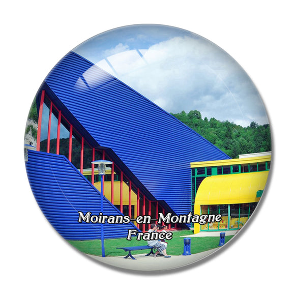 Moirans-en-Montagne France Musee du Jouet 3D Fridge Magnet Crystal Glass