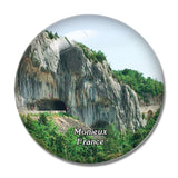 Monieux France Gorges de la Nesque 3D Fridge Magnet Crystal Glass