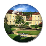 Montbard France Abbaye de Fontenay 3D Fridge Magnet Crystal Glass