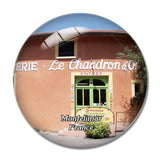 Montelimar France Le Chaudron d'Or 3D Fridge Magnet Crystal Glass