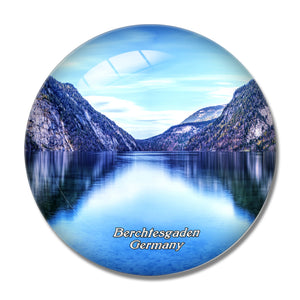 Germany Kings Lake Berchtesgaden 3D Fridge Magnet Crystal Glass