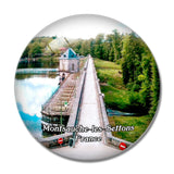 Montsauche-les-Settons France Lac des Settons 3D Fridge Magnet Crystal Glass