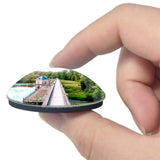 Montsauche-les-Settons France Lac des Settons 3D Fridge Magnet Crystal Glass