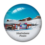 Montvalezan France La Rosiere 3D Fridge Magnet Crystal Glass