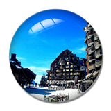 Morzine France Avoriaz 3D Fridge Magnet Crystal Glass