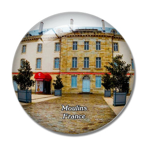 Moulins France CNCS - Centre National du Costume de Scene 3D Fridge Magnet Crystal Glass