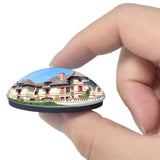 Moulins France Maison Mantin 3D Fridge Magnet Crystal Glass