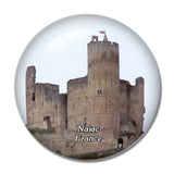 Najac France Forteresse 3D Fridge Magnet Crystal Glass