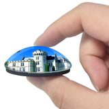 Pessac France Chateau Pape Clement 3D Fridge Magnet Crystal Glass