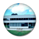 Poissy France Villa Savoye 3D Fridge Magnet Crystal Glass