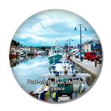 Port-en-Bessin-Huppain France Marche Criee 3D Fridge Magnet Crystal Glass