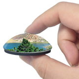 Pyr¨¦n¨¦es-Orientales France Lac des Bouillouses 3D Fridge Magnet Crystal Glass