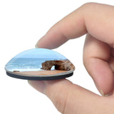 Quiberon France Pointe du Percho 3D Fridge Magnet Crystal Glass