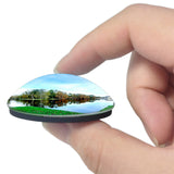 Rambouillet France 3D Fridge Magnet Crystal Glass