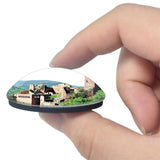 Ribeauville France Chateau Saint-Ulrich 3D Fridge Magnet Crystal Glass