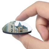 Rochetaillee-sur-Saone France Musee Henri Malartre 3D Fridge Magnet Crystal Glass