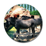 Romaneche-Thorins France Touroparc Zoo 3D Fridge Magnet Crystal Glass