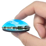 Roscoff France Ile de Batz 3D Fridge Magnet Crystal Glass