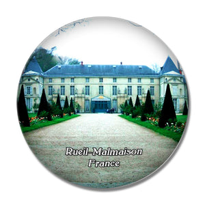 Rueil-Malmaison France Castle 3D Fridge Magnet Crystal Glass