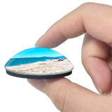 Saint-Cyprien France Beach 3D Fridge Magnet Crystal Glass