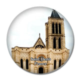 Saint-Denis France Basilica Cathedral 3D Fridge Magnet Crystal Glass