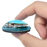 Sainte-Maxime France Port 3D Fridge Magnet Crystal Glass