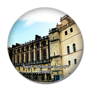 Saint-Germain-en-Laye France Chateau 3D Fridge Magnet Crystal Glass