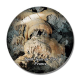 Saint-Jean-de-Fos France Grotte de Clamouse 3D Fridge Magnet Crystal Glass