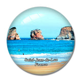 Saint-Jean-de-Luz France Sentier du Littoral 3D Fridge Magnet Crystal Glass