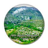 Saint-Maurice-Navacelles France Cirque 3D Fridge Magnet Crystal Glass