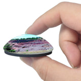 Saint-Ours France Volcano Park of Lemptegy 3D Fridge Magnet Crystal Glass