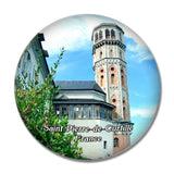 Saint-Pierre-de-Curtille France Abbaye d'Hautecombe 3D Fridge Magnet Crystal Glass