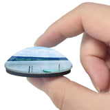 Saint-Point-Lac France 3D Fridge Magnet Crystal Glass