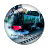 Saint-Valery-sur-Somme France Train 3D Fridge Magnet Crystal Glass