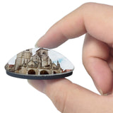 Semur-en-Auxois France Collegiale Notre-Dame 3D Fridge Magnet Crystal Glass