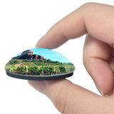 Solutre-Pouilly France La Roche de Solutre 3D Fridge Magnet Crystal Glass