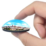 St-Paul France St-Paul-de-Vence 3D Fridge Magnet Crystal Glass