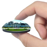 Strasbourg France Parc de l'Orangerie 3D Fridge Magnet Crystal Glass