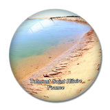 Talmont Saint Hilaire France La Plage Du Veillon 3D Fridge Magnet Crystal Glass