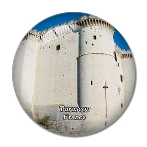 Tarascon France Chateau 3D Fridge Magnet Crystal Glass